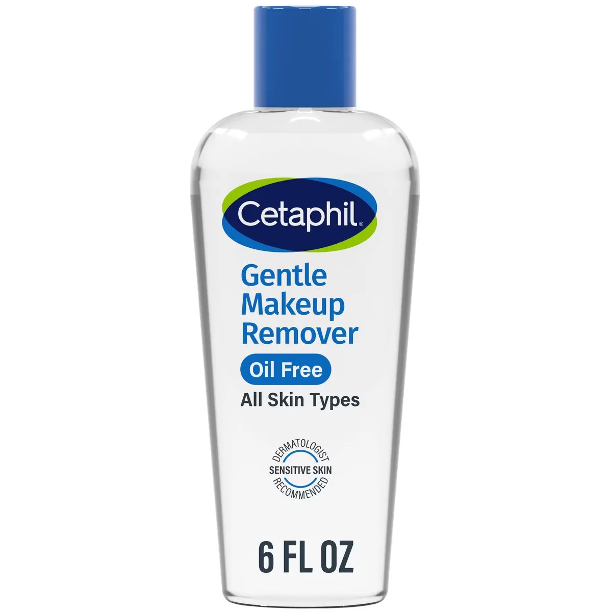 Cetaphil Gentle Makeup Remover Waterproof and Oil Free - 6oz: For Sensitive Skin, No Fragrance Added, Aloe, Green Tea