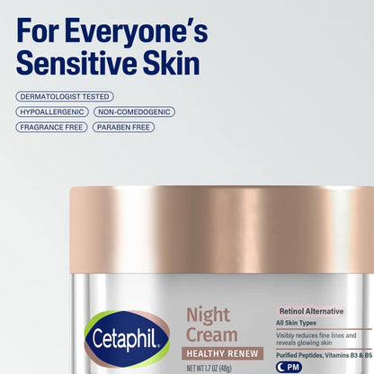 Cetaphil Healthy Renew Night Face Cream - 1.7oz