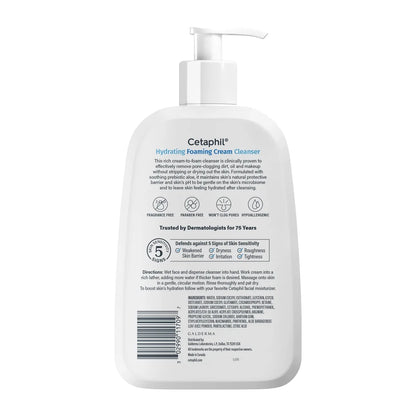 Cetaphil Hydrating Foaming Cream Face Cleanser