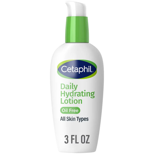 Cetaphil Hydrating Oil-Free Face Moisturizer with Hyaluronic Acid - 3 fl oz: Hypoallergenic, For Normal, Oily, Combination, Sensitive, Mature