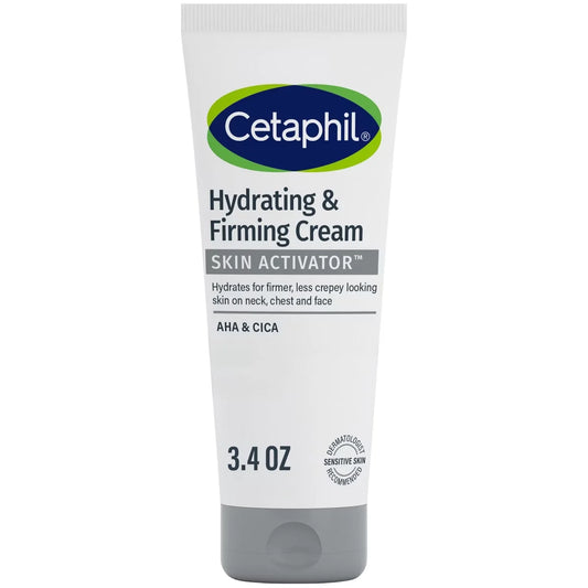 Cetaphil Hydrating & Skin Firming Anti Aging Cream for Face, Neck and Chest - 3.4oz: Moisturizing, Hypoallergenic, Normal to Very Dry Skin