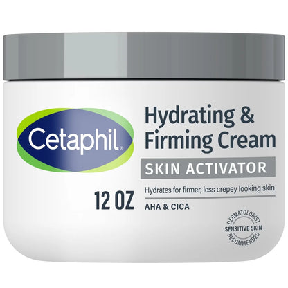 Cetaphil Hydrating & Skin Firming Anti Aging Body Cream - 12oz: Hypoallergenic, Noncomedogenic, Whole Body Use