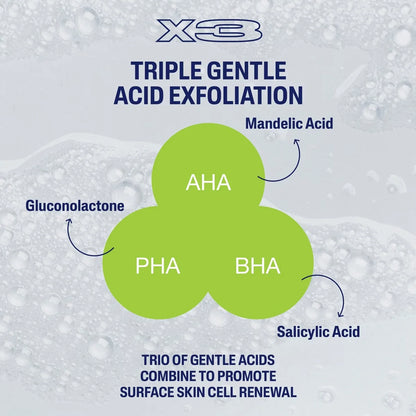 Cetaphil Gentle Exfoliating Salicylic Acid Face Wash Cleanser - Unscented