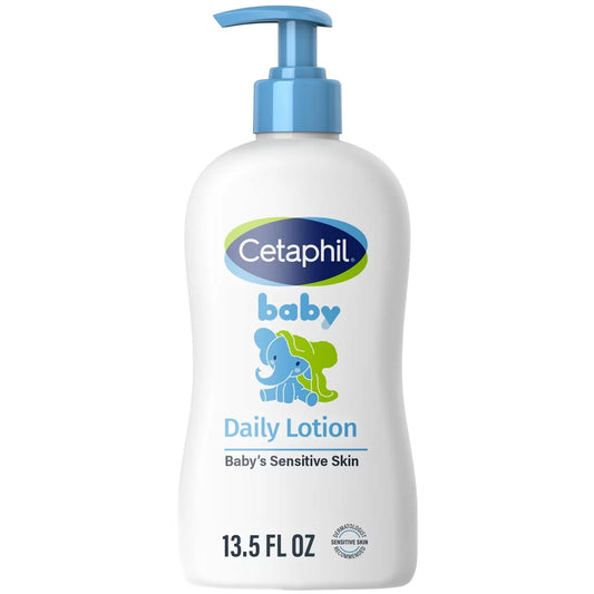 Cetaphil Daily Baby Lotion with Calendula, Hypoallergenic - 13.5 fl oz: Moisturizing, Soothing, Paraben-Free, Sulfate-Free