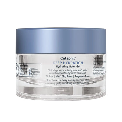 Cetaphil Deep Hydration Skin Restoring Water Gel Daily Facial Moisturizer - Travel Size - 1.7oz