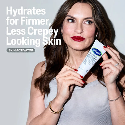Cetaphil Hydrating & Skin Firming Anti Aging Cream for Face, Neck and Chest - 3.4oz: Moisturizing, Hypoallergenic, Normal to Very Dry Skin