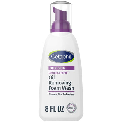 Cetaphil Pro Oil Removing Foam Face Wash - Unscented - 8oz: Paraben-Free, Sulfate-Free, For Oily & Sensitive Skin