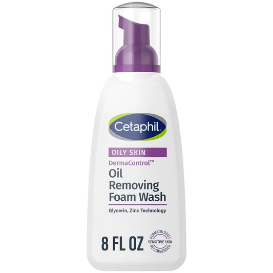 Cetaphil Pro Oil Removing Foam Face Wash - Unscented - 8oz: Paraben-Free, Sulfate-Free, For Oily & Sensitive Skin