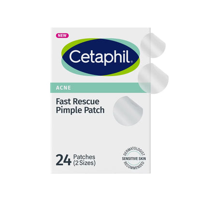 Cetaphil Acne Spot Pimple Patches with Salicylic Acid - 24ct: For Face, Oily to Dry Skin, Sensitive, Mature, Acne-Prone