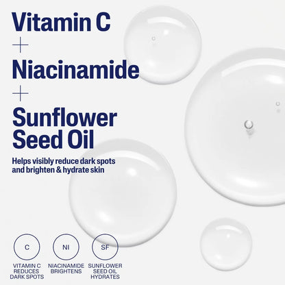 Cetaphil Brightening Vitamin C Face Serum with Niacinamide - 1fl oz: Facial Treatment, Sensitive Skin, Unscented