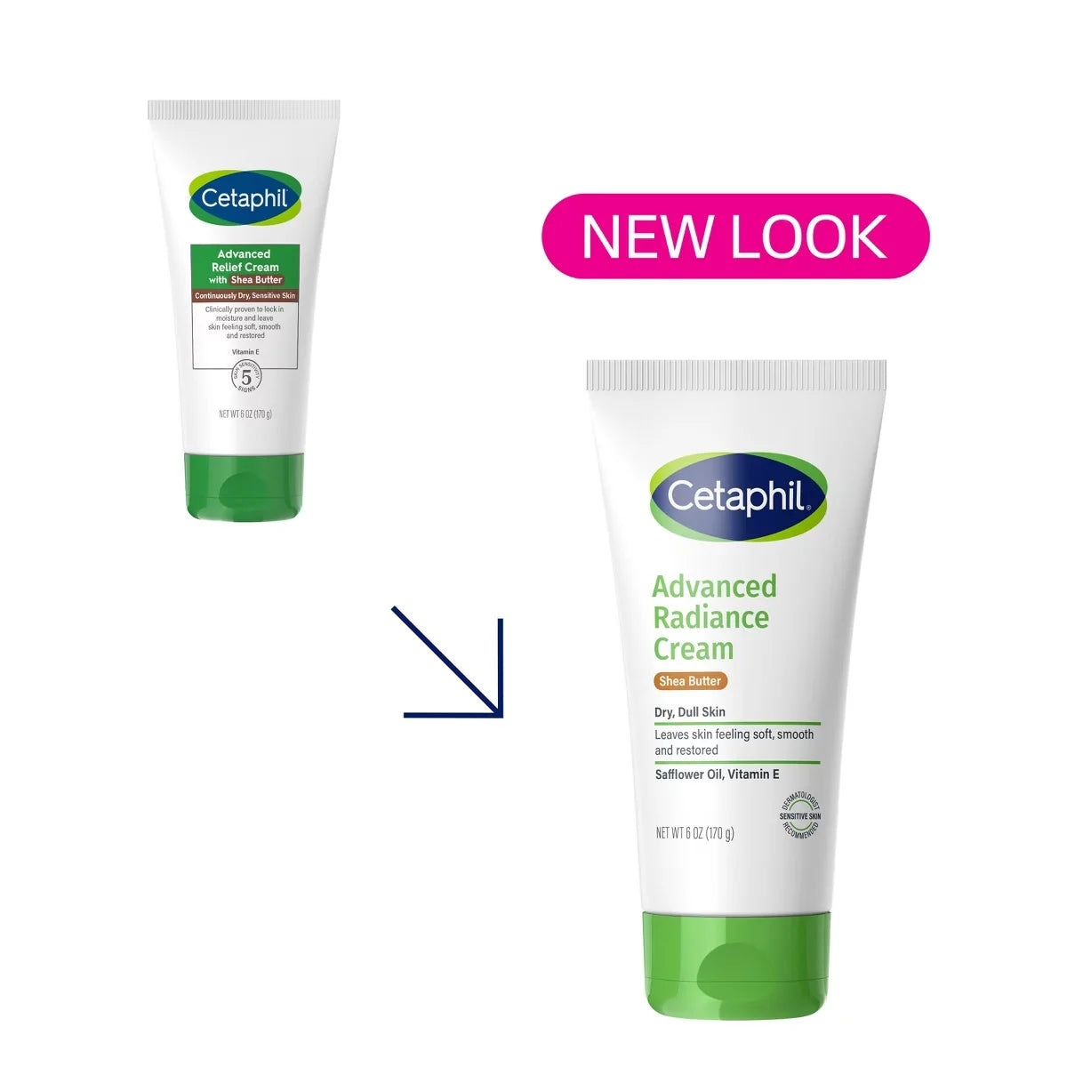 Cetaphil Advance Relief Body and Face Cream with Shea Butter - Unscented - 6oz: Paraben-Free, Hypoallergenic, Contains Vitamin E, Noncomedogenic