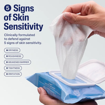 Cetaphil Gentle Skin Cleansing Cloth and Makeup Remover Wipes for Face and Body - 25ct