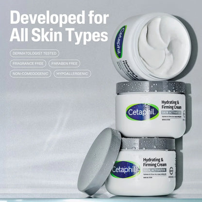 Cetaphil Hydrating & Skin Firming Anti Aging Body Cream - 12oz: Hypoallergenic, Noncomedogenic, Whole Body Use