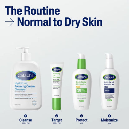 Cetaphil Hydrating Foaming Cream Face Cleanser