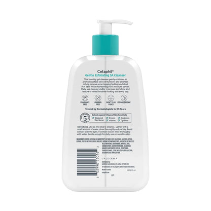 Cetaphil Gentle Exfoliating Salicylic Acid Face Wash Cleanser - Unscented