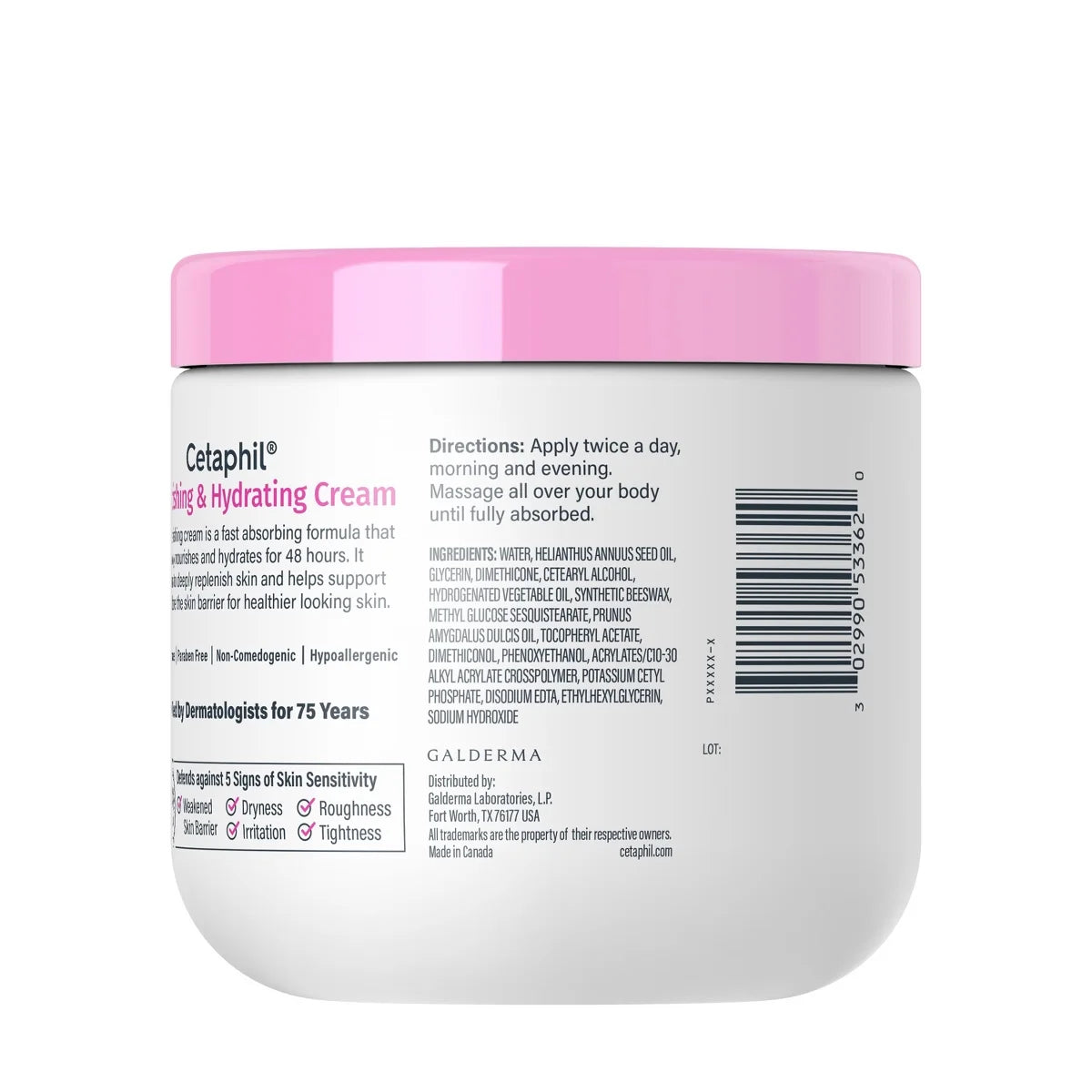 Cetaphil Nourishing & Hydrating Body Cream - 16oz