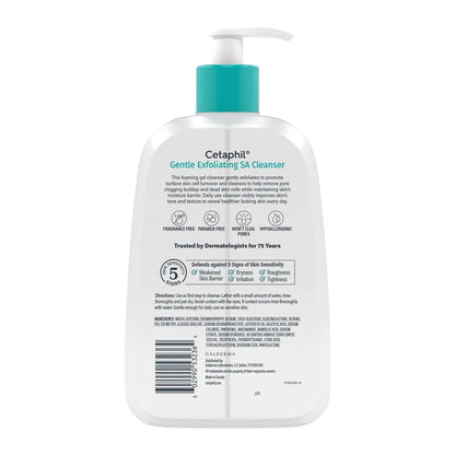 Cetaphil Gentle Exfoliating Salicylic Acid Face Wash Cleanser - Unscented