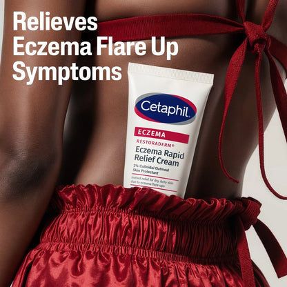 Cetaphil Restoraderm Flare-Up Eczema Relief Body Cream, 2% Colloidal Oatmeal - Unscented - 8oz: Moisturizing, Hypoallergenic, Paraben-Free, Whole Body