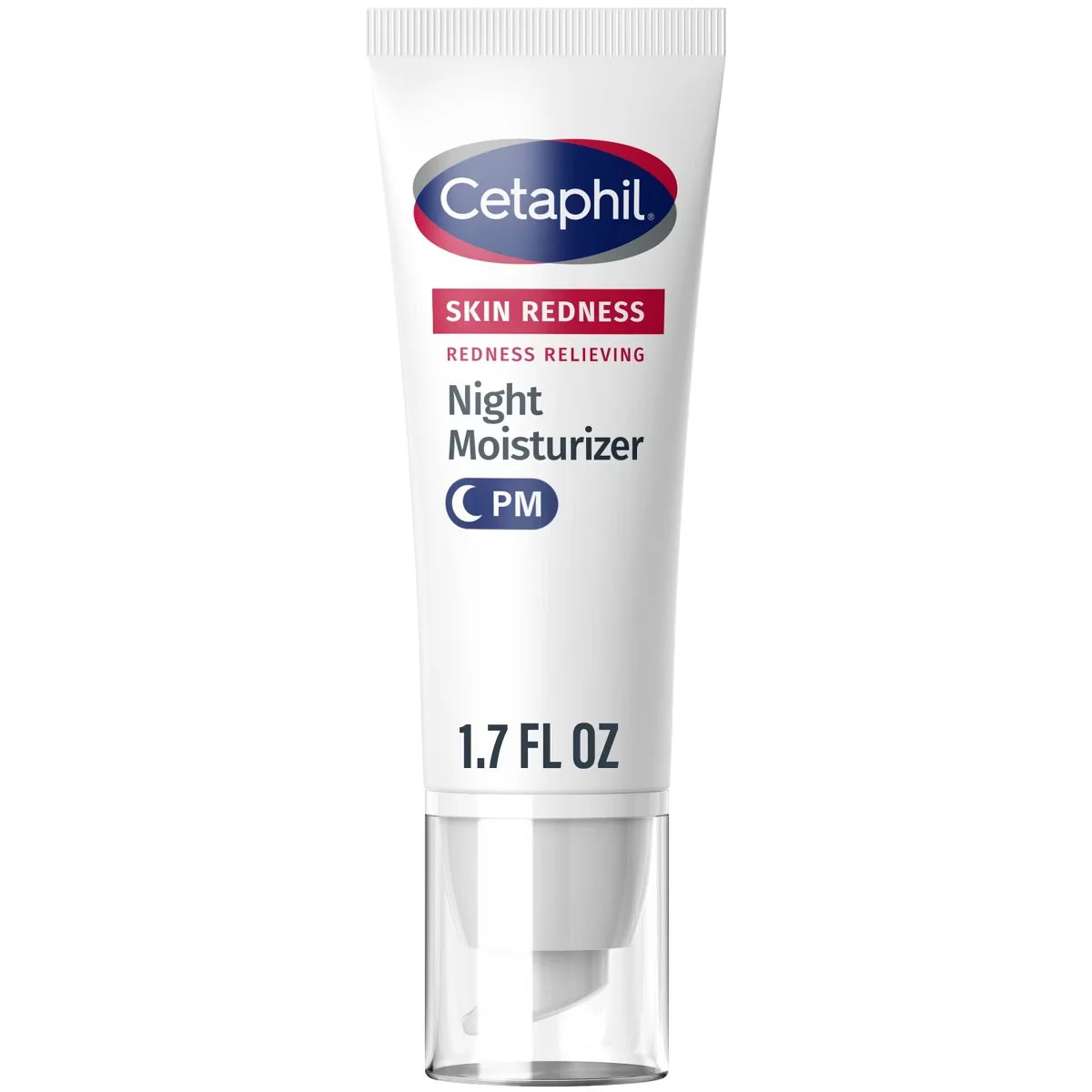 Cetaphil Redness Relieving Night Face Moisturizer - Fragrance Free - 1.7 fl oz: Sensitive Skin, Hypoallergenic, Noncomedogenic, Paraben-Free