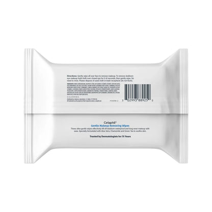 Cetaphil Makeup Remover Face Wipes for All Skin Types - Unscented - 25ct: Hypoallergenic, Noncomedogenic, Contains Aloe, Contains Chamomile