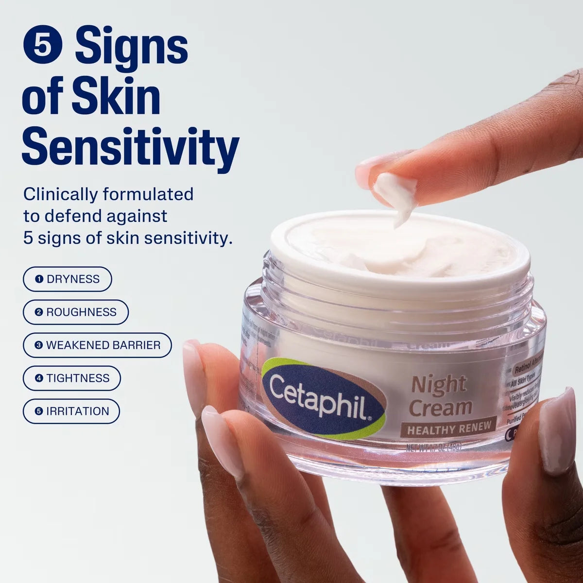 Cetaphil Healthy Renew Night Face Cream - 1.7oz