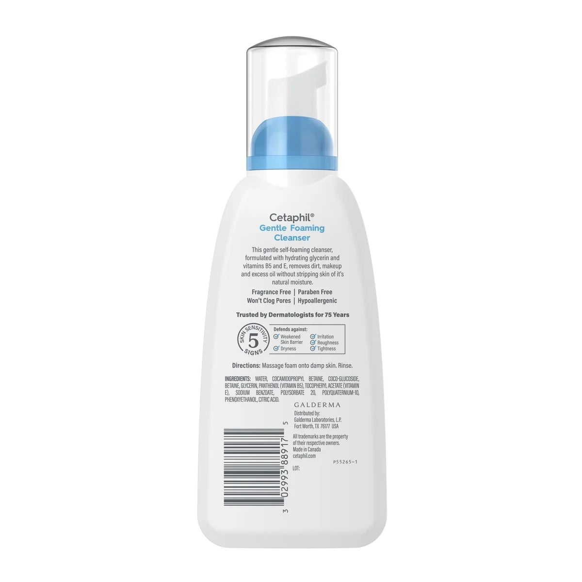Cetaphil Gentle Foaming Facial Cleanser with Glycerin - 8 fl oz