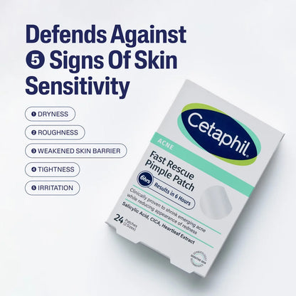 Cetaphil Acne Spot Pimple Patches with Salicylic Acid - 24ct: For Face, Oily to Dry Skin, Sensitive, Mature, Acne-Prone