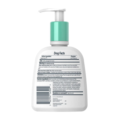 Cetaphil Gentle Clear Pore Cleansing 2% Salicylic Acid Acne Treatment Face Wash - 8 fl oz: Gel, Unscented, For Sensitive Skin