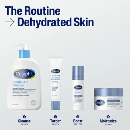 Cetaphil Daily Deep Hydrating Face Moisturizer Cream for Dry Skin - 1.7oz: Unscented, Combination & Sensitive Skin, Hyaluronic Acid