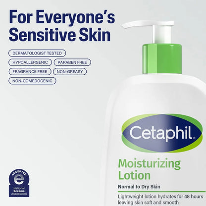 Cetaphil 2pk/16oz Each Moisturizing Hand and Body Lotion