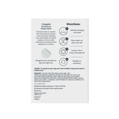 Cetaphil Acne Spot Pimple Patches with Salicylic Acid - 24ct: For Face, Oily to Dry Skin, Sensitive, Mature, Acne-Prone