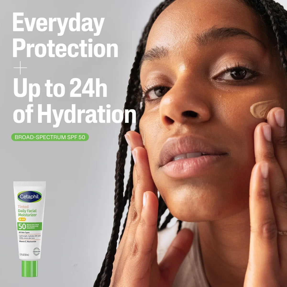 Cetaphil Tinted Daily Facial Moisturizer - SPF 50 - 1.7 fl oz