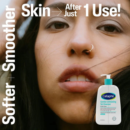 Cetaphil Gentle Exfoliating Salicylic Acid Face Wash Cleanser - Unscented