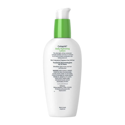Cetaphil Hydrating Oil-Free Face Moisturizer with Hyaluronic Acid - 3 fl oz: Hypoallergenic, For Normal, Oily, Combination, Sensitive, Mature