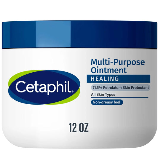 Cetaphil Multi-Purpose Healing Ointment for Dry, Cracked Skin and Chapped Lips with Shea Butter and Vitamin E - 12oz