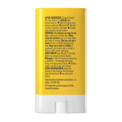 Cetaphil Sheer Mineral Face Sunscreen Stick SPF 50 Reef Safe - Travel Size - 0.5oz: Paraben-Free, Hypoallergenic, Contains Vitamin E, Titanium Dioxide