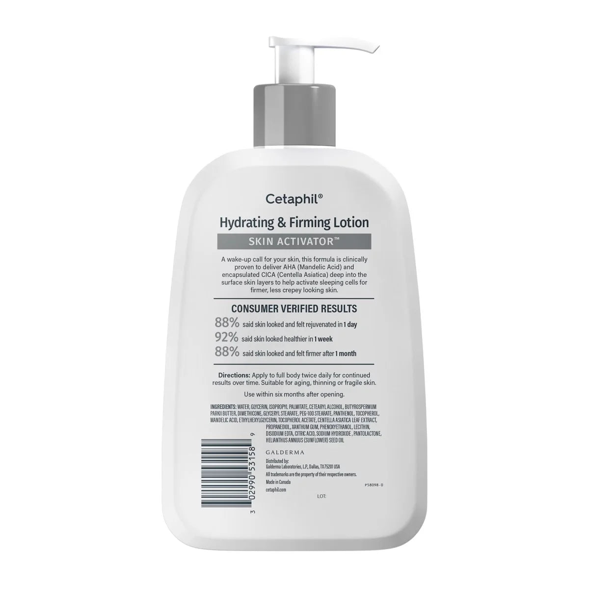 Cetaphil Hydrating & Skin Firming Anti Aging Body Lotion - 16 fl oz: Moisturizing, Anti-Aging, Unscented, Hypoallergenic